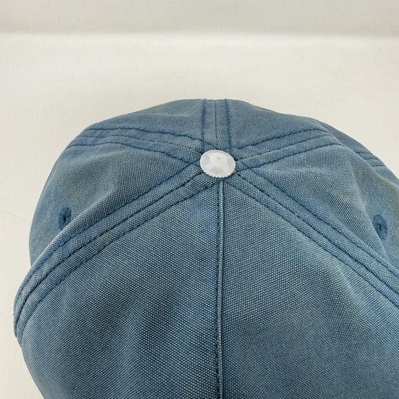 Patagonia Hat Cap Snap Back Blue Denim Brim Logo Patch Mens Ventura CA